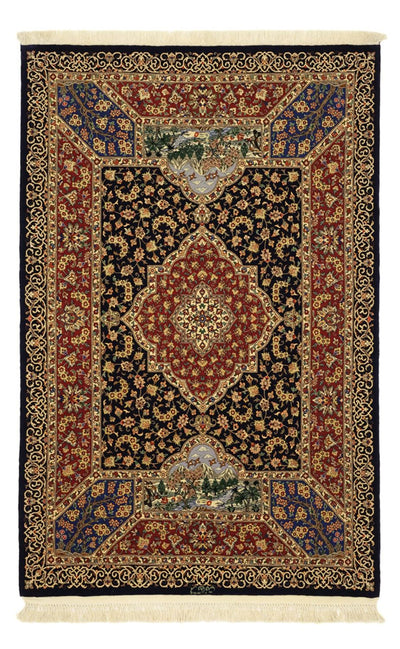 Qom Rug 100x154cm - Persian Rugs