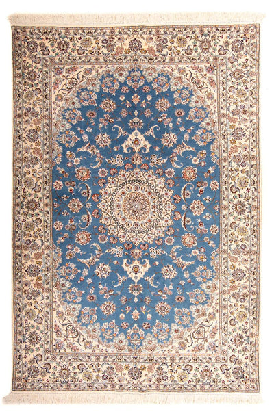 Nain - 6La Rug 156x233cm - Persian Rugs - dark blue