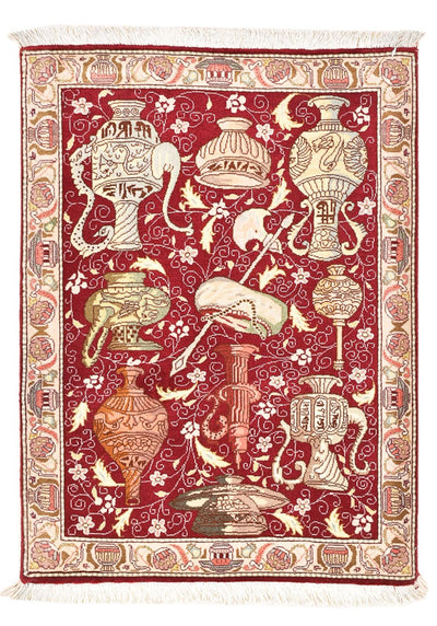 Tabriz - 50 Raj Rug 63x92cm - Persian Rugs