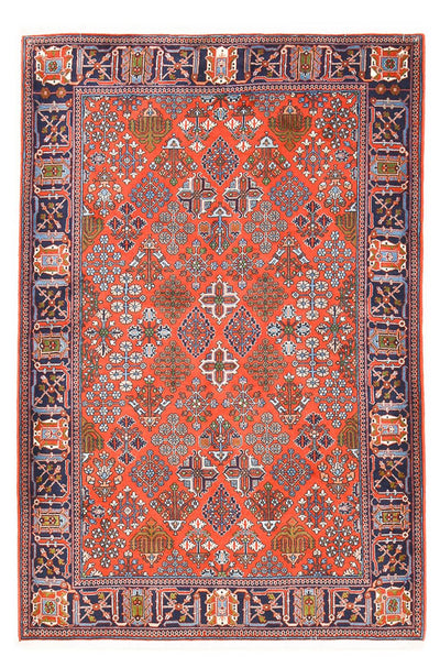 Joshaghan Rug 138x204cm - Persian Rugs - light red
