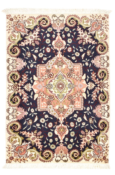 Tabriz - 50 Raj Rug 60x92cm - Persian Rugs