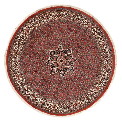 Bidjar Rug 170x170cm - Persian Rugs - dark red