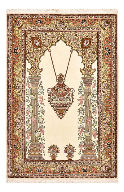 Tabriz - 50 Raj Rug 102x160cm - Persian Rugs