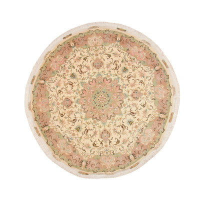 Tabriz - 50 Raj Rug 150x150cm - Persian Rugs