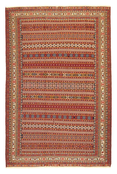 Afshar Sirjan Rug 196x293cm - Persian Rugs