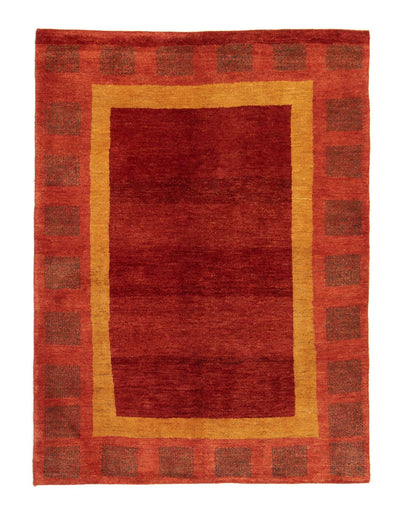 Persian Gabbeh Rug 147x198cm - Perserteppich Wollteppich
