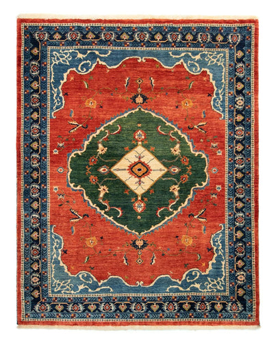 Loribaft Rug 152x190cm - Perserteppich Wollteppich