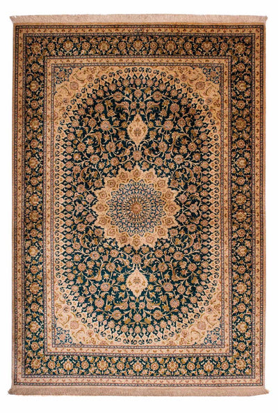 Chinese Silk Rug 122x183cm - Persian Rugs