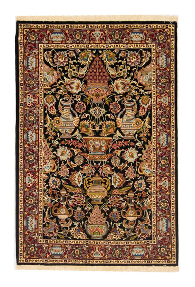 Qom Rug 101x149cm - Persian Rugs