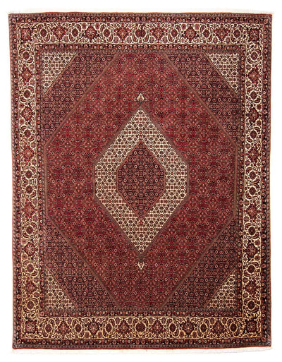 Bidjar Rug 251x304cm - Persian Rugs - dark red