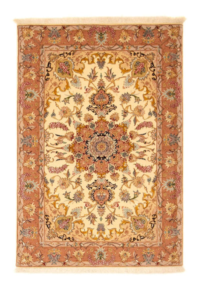 Tabriz - 50 Raj Rug 101x150cm - Persian Rugs
