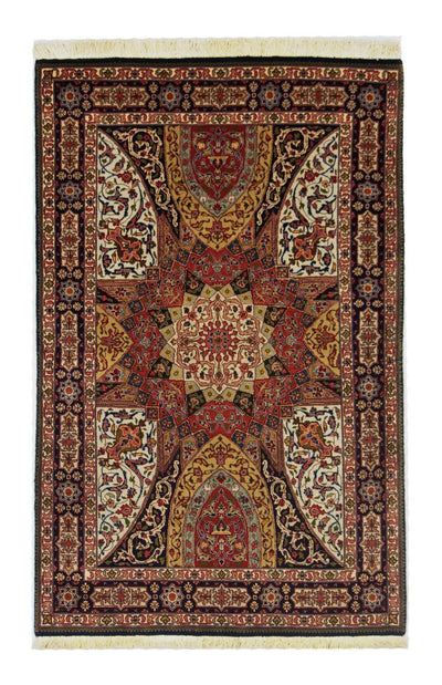 Tabriz - 50 Raj Rug 100x157cm - Persian Rugs