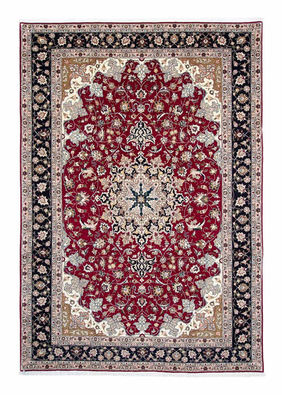 Tabriz - 50 Raj Rug 206x302cm - Persian Rugs