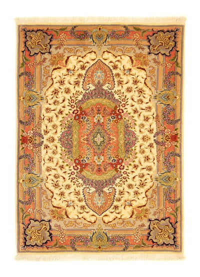 Tabriz - 50 Raj Rug 101x150cm - Persian Rugs