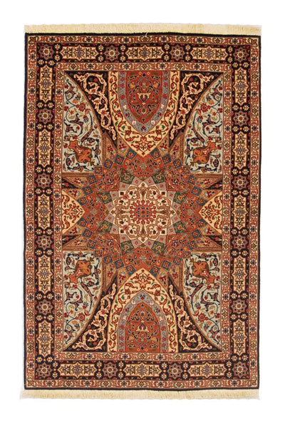 Tabriz - 50 Raj Rug 100x153cm - Persian Rugs