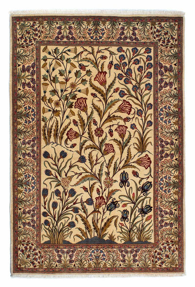 Qom Rug 142x206cm - Persian Rugs