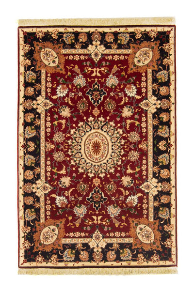 Tabriz - 50 Raj Rug 102x154cm - Persian Rugs