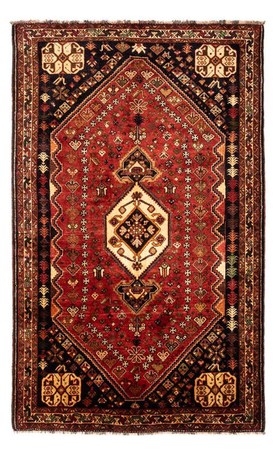 Shiraz Rug 172x276cm - Persian Rugs - dark red