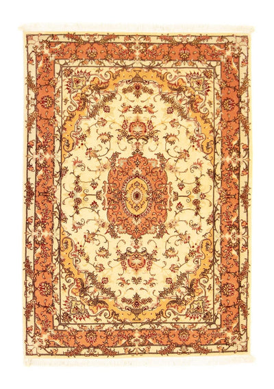 Tabriz - 50 Raj Rug 104x147cm - Persian Rugs
