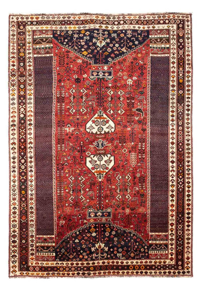 Qashqai Rug 176x260cm - Persian Rugs - red