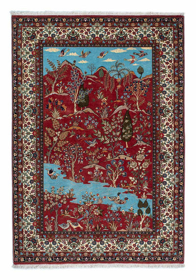 Qom Rug 138x203cm - Persian Rugs