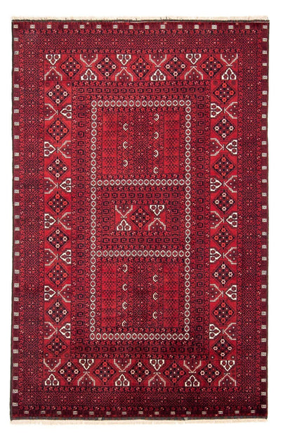 Turkaman Rug 159x246cm - Persian Rugs - dark red