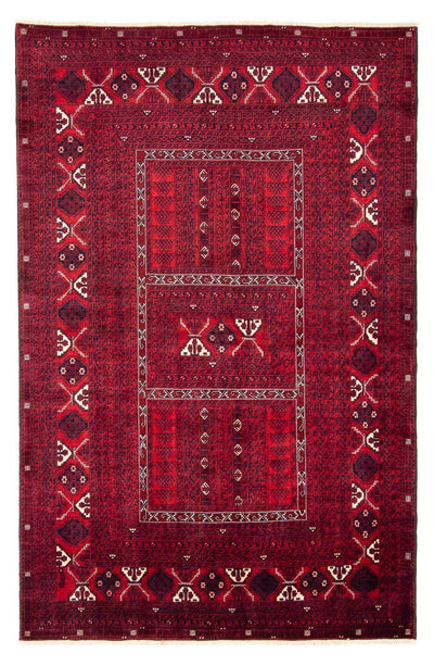 Turkaman Rug 157x240cm - Persian Rugs - dark red