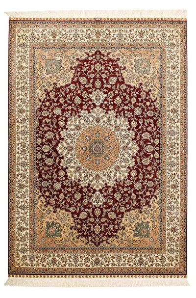 Qom Silk Rug 132x216cm - Persian Rugs