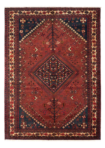 Shiraz Rug 180x248cm - Persian Rugs - dark red