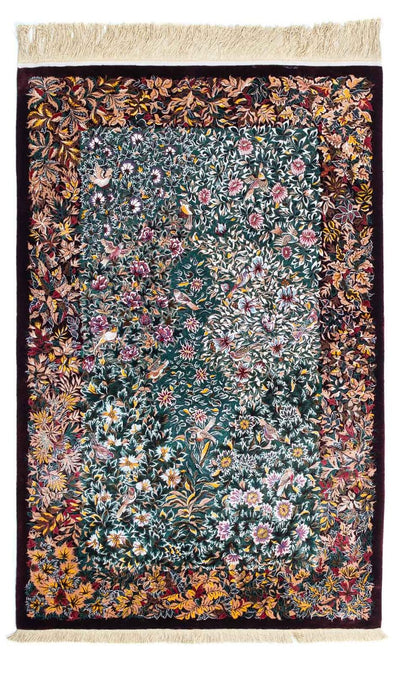 Qom Rug 78x120cm - Persian Rugs