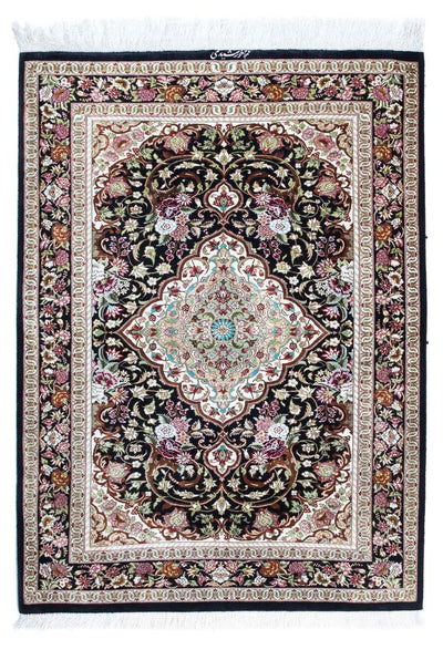 Qom Rug 80x114cm - Persian Rugs