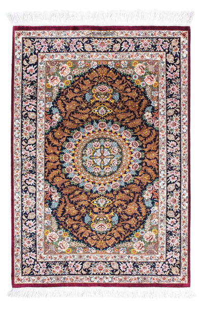 Qom Rug 79x119cm - Persian Rugs