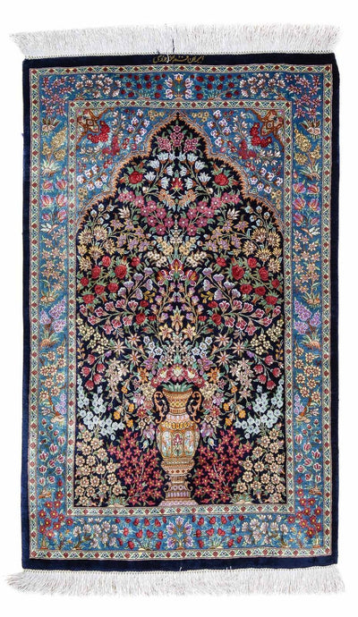 Qom Rug 57x96cm - Persian Rugs