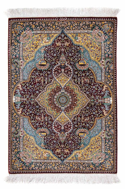 Qom Rug 60x87cm - Persian Rugs
