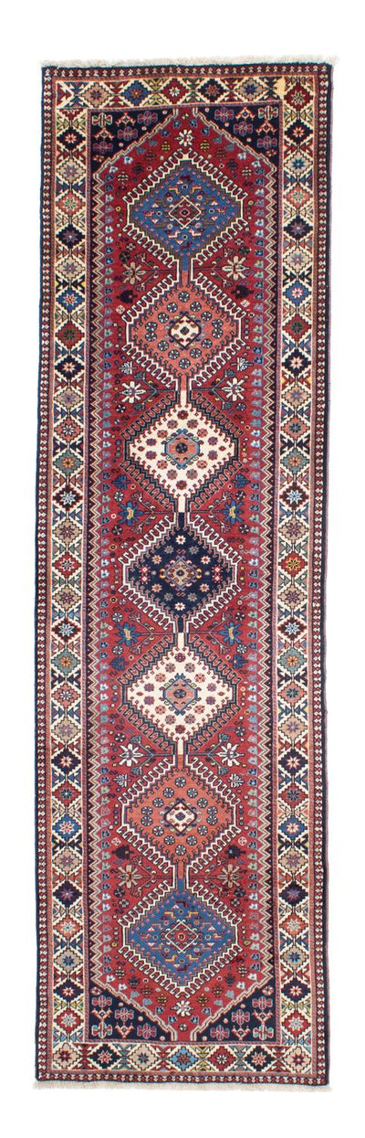 Yalameh Rug 80x280cm - Persian Rugs - dark red