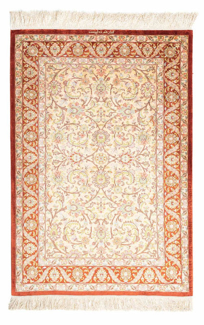 Qom Rug 83x123cm - Persian Rugs