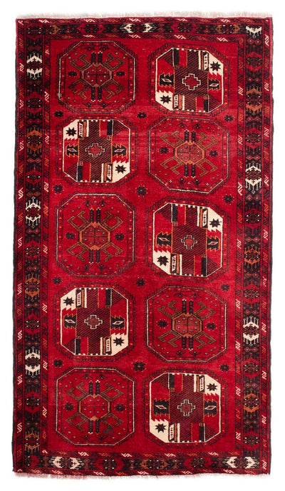 Belutsch Rug 106x190cm - Oriental Rug - dark red