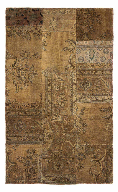 Patchwork Rug 128x207cm - Perserteppich Wollteppich
