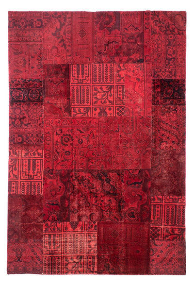 Patchwork Rug 196x296cm - Perserteppich Wollteppich