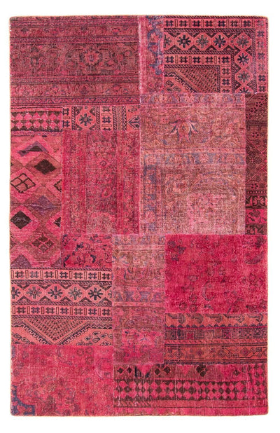 Patchwork Rug 151x237cm - Perserteppich Wollteppich
