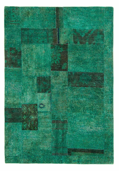 Patchwork Rug 156x237cm - Wool Rug