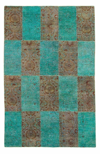 Patchwork Rug 149x240cm - Wool Rug