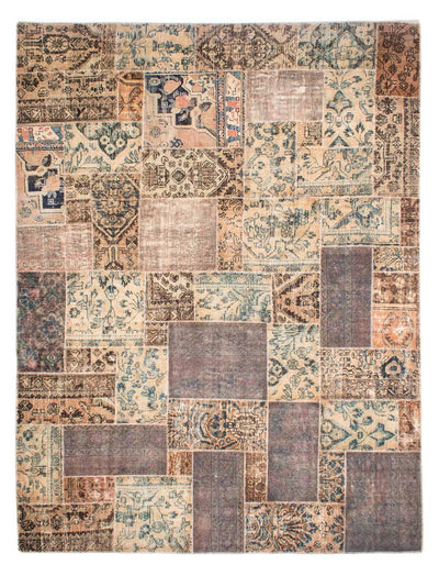 Patchwork Rug 240x317cm - Perserteppich Wollteppich