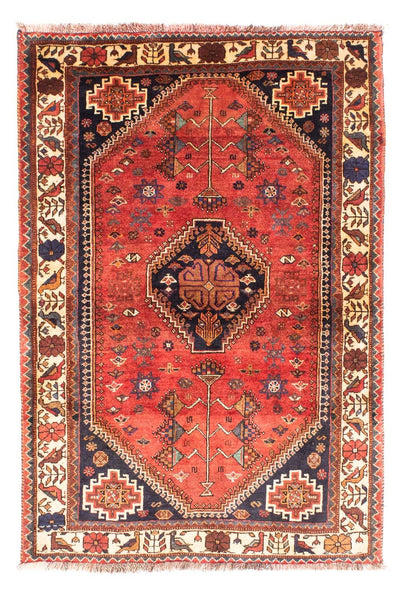 Shiraz Rug 118x170cm - Persian Rugs - dark red
