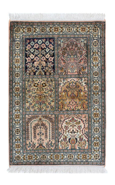 Kashmir Silk Rug 64x95cm - Oriental Rug