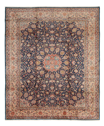 Sarouk Rug 348x430cm - Persian Rugs - dark blue