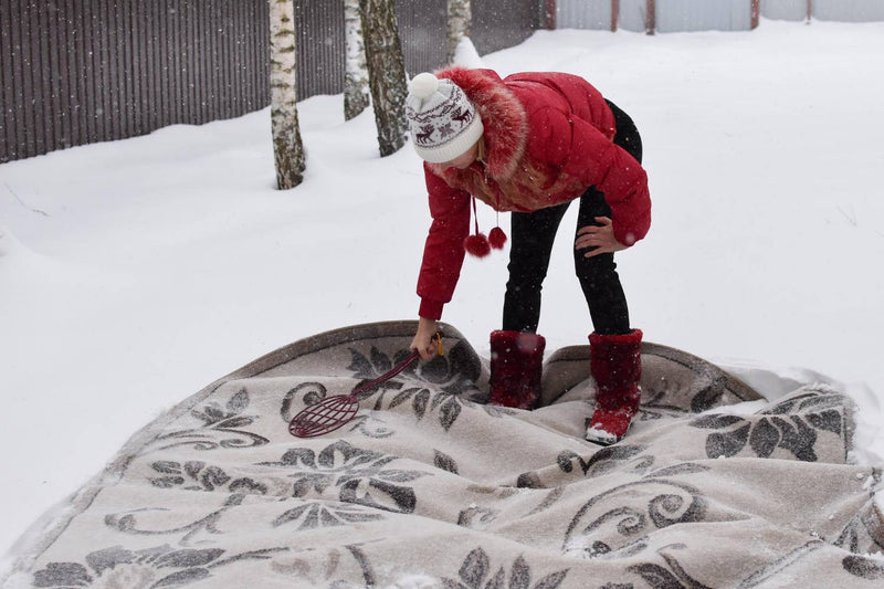 Rug care in winter: effective strategies for snow removal