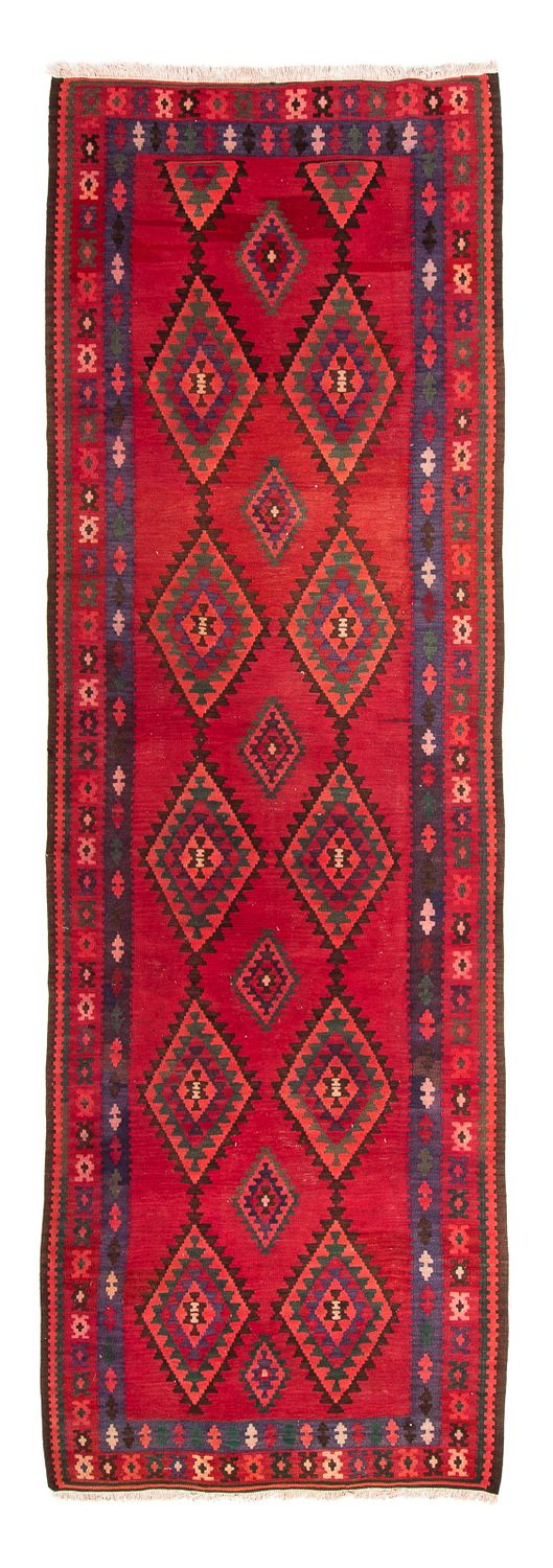 Runner Kelim Rug - Old - 325 x 118 cm - multicolored
