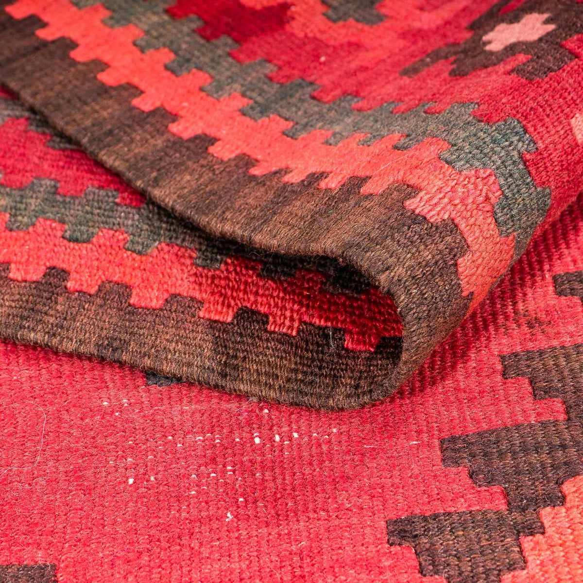 Runner Kelim Rug - Old - 325 x 118 cm - multicolored