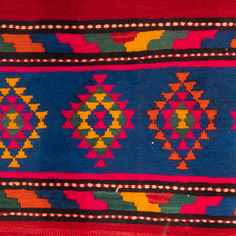 Runner Kelim Rug - Old - 360 x 150 cm - multicolored